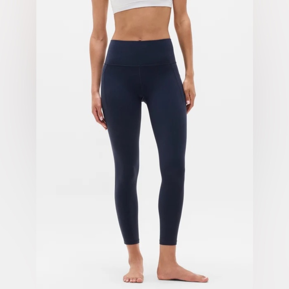 Athleta Salutation Stash Pocket 7/8 Tight Pants - Navy, Size M